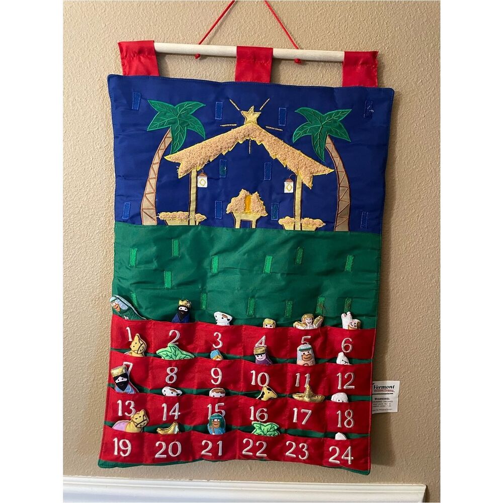 Vermont Christmas Company Advent Christmas Count Down the Days Hanging Calendar